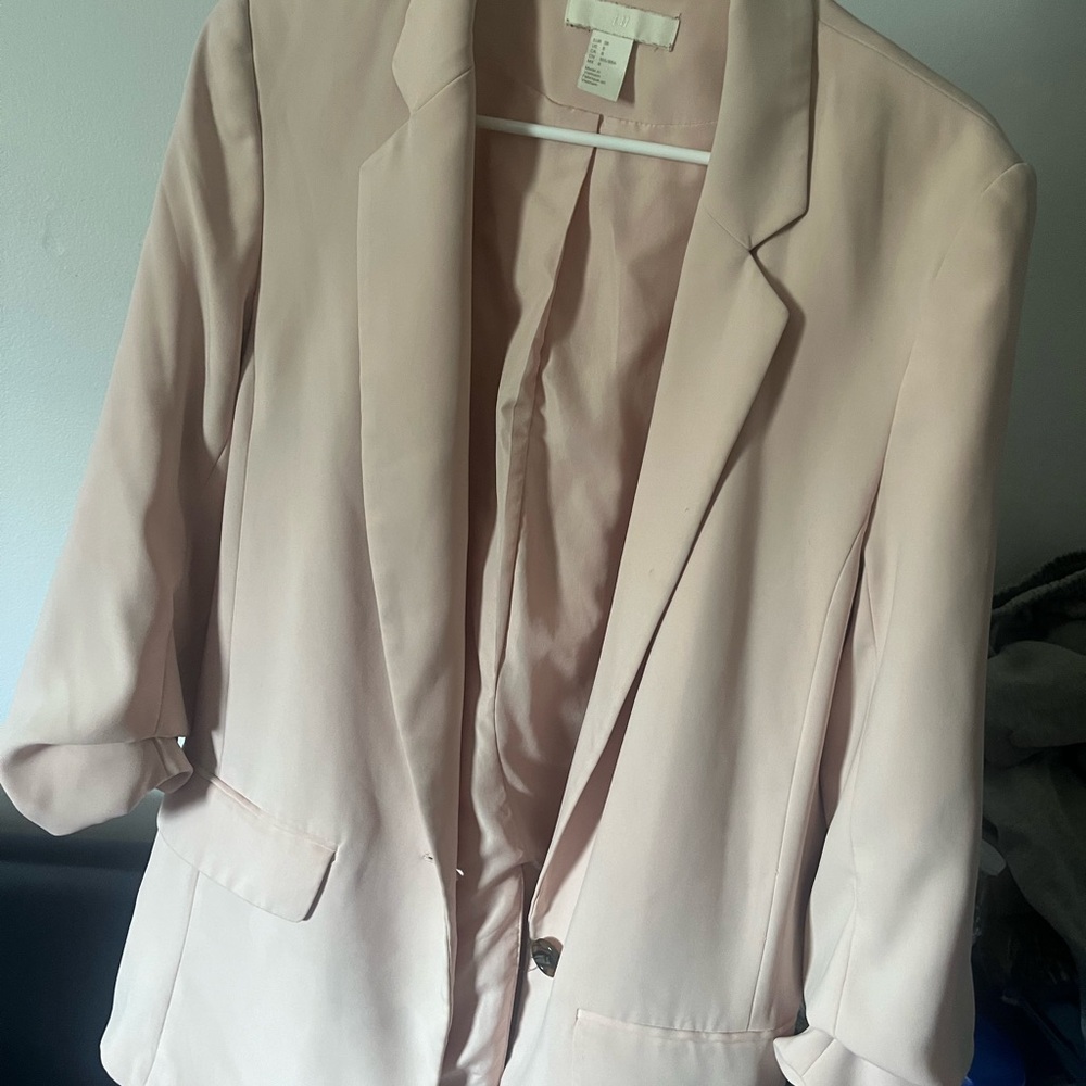 H&M Light Pink Blazer